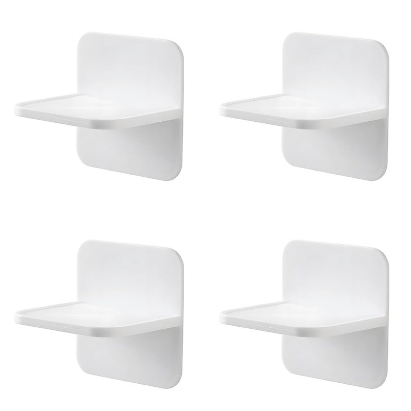 kulusion 4 Packs Adhesive Furniture Anchors No Drill, Anti Tip Furniture Wall Anchors for Baby Proofing, Secure Bookshelf Dresser Shelf Cabinet to Wall for Child Safety - Removable,No Screw - Image 1